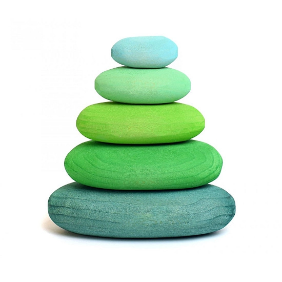 Bumbu Toys Kiezelstenen groen