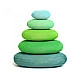 Bumbu Toys Kiezelstenen groen