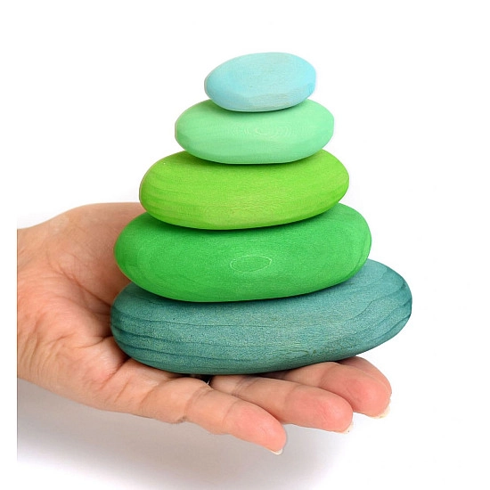 Bumbu Toys Kiezelstenen groen