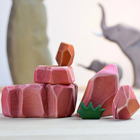 Bumbu Toys Savanne rotsblokken