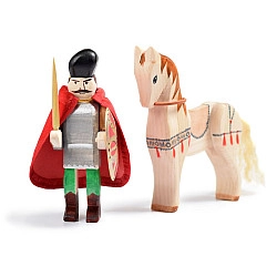 Michael de Dappere met paard - SET