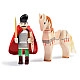 Bumbu Toys Michael de Dappere met paard - SET