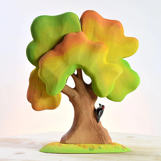 Bumbu Toys Eik groot herfst met specht 