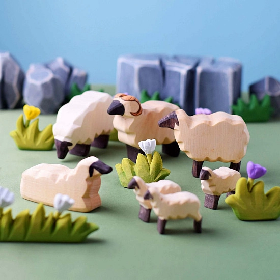 Bumbu Toys Schapen en lammetjes - SET 