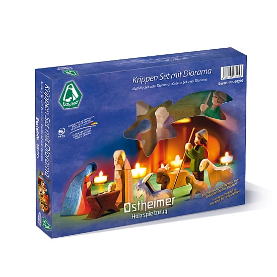 Ostheimer Houten kerststal instapset