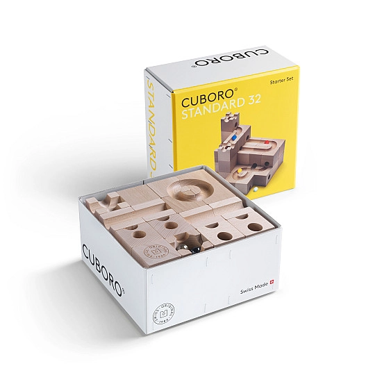 Cuboro Knikkerbaan Standaard - 32 delig