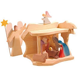 Kleine kerststal