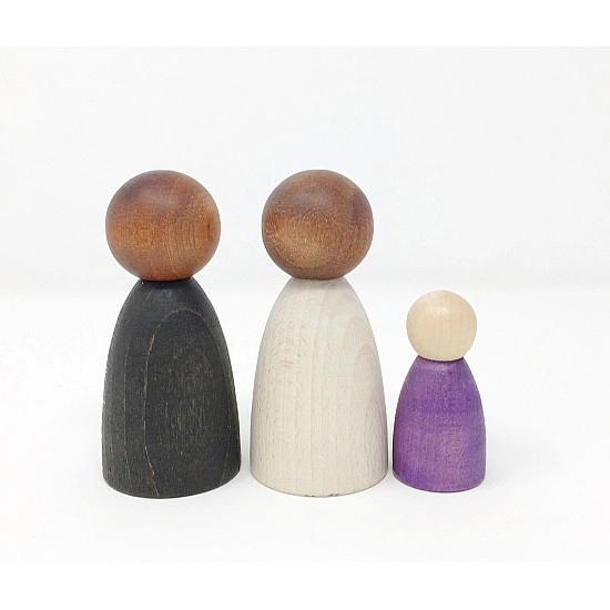 Grapat Nins Volwassen donker hout 