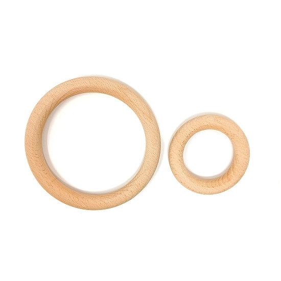 Grapat 3 Kleine houten hoepels naturel