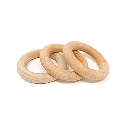 3 Kleine houten hoepels naturel