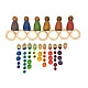 Grapat 3 donkere Nins (warme kleuren) 