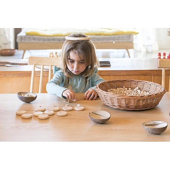 Grapat Munten met cijfers 