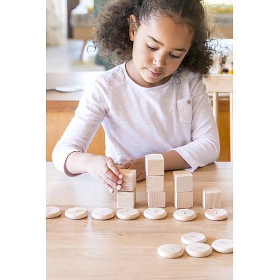 Grapat Munten met cijfers 