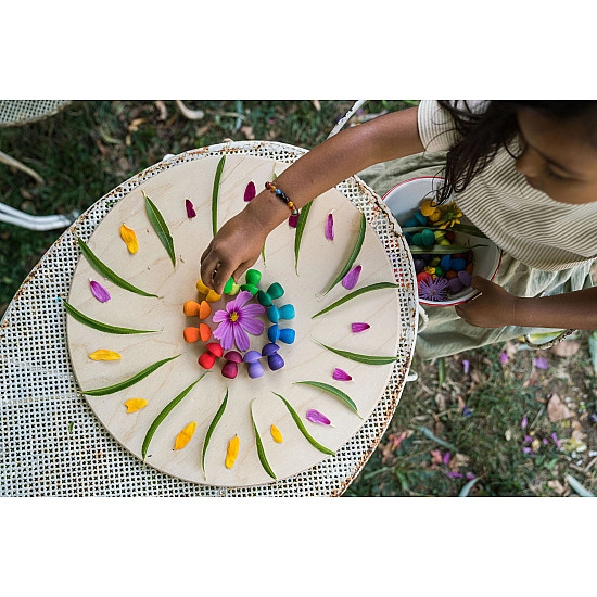 Grapat Mandala Paddenstoelen regenboog