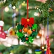 Graupner Kersthanger adventskrans met kerstballen groen