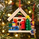 Graupner Kersthanger huisje van de kerstman met slee