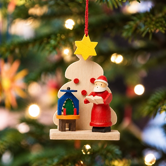 Graupner Kersthanger kerstboom met kerstman - kerstpiramide