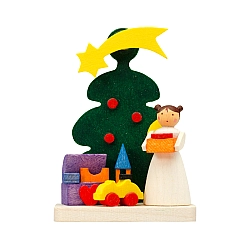 Kersthanger kerstboom met engeltje - speelgoed
