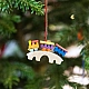 Graupner Holzminiaturen adventskalender met 24 houten kersthangers