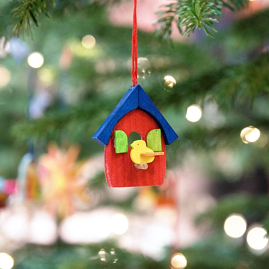 Graupner Holzminiaturen adventskalender met 24 houten kersthangers