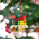 Graupner Holzminiaturen adventskalender met 24 houten kersthangers