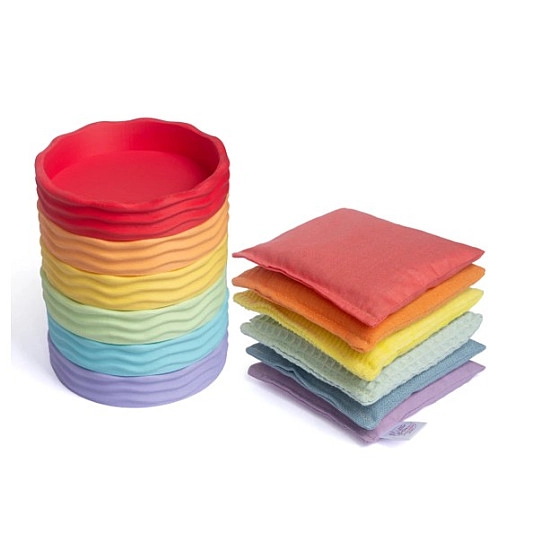 Grennn x Little Botanic label Waves Basis Speelset Pastel