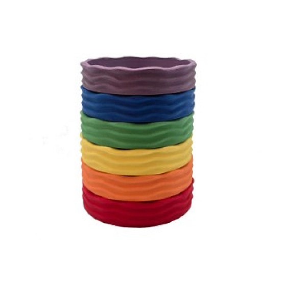 Grennn x Little Botanic label Waves Compleet Speelset Regenboog