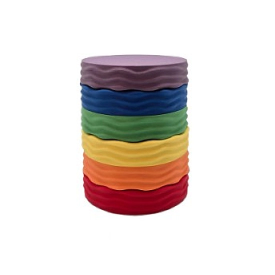 Grennn x Little Botanic label Waves Basis Speelset Regenboog