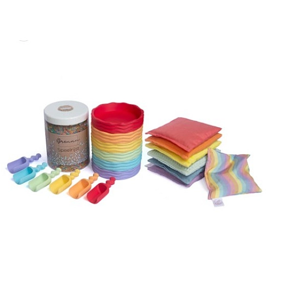 Grennn x Little Botanic label Waves Compleet Speelset Pastel