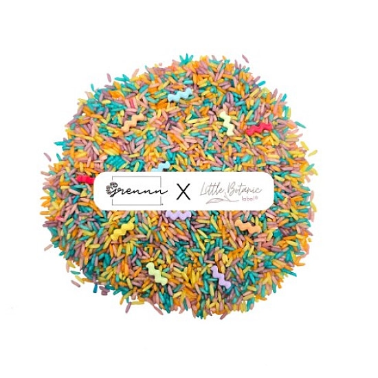 Grennn x Little Botanic label Waves Compleet Speelset Pastel