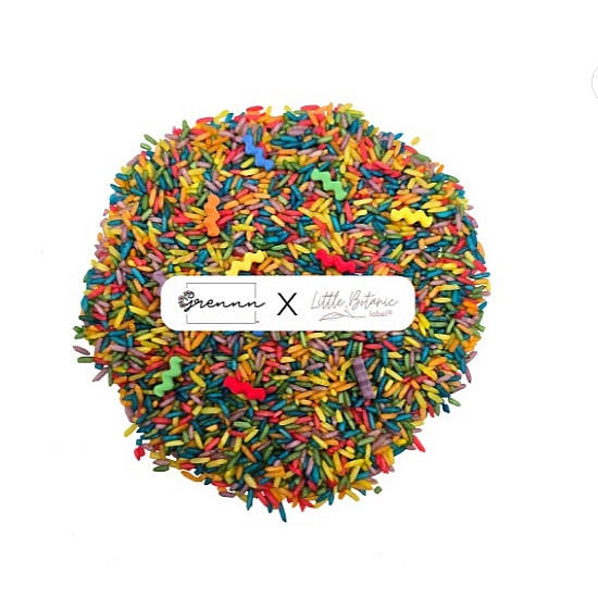 Grennn x Little Botanic label Waves Compleet Speelset Regenboog