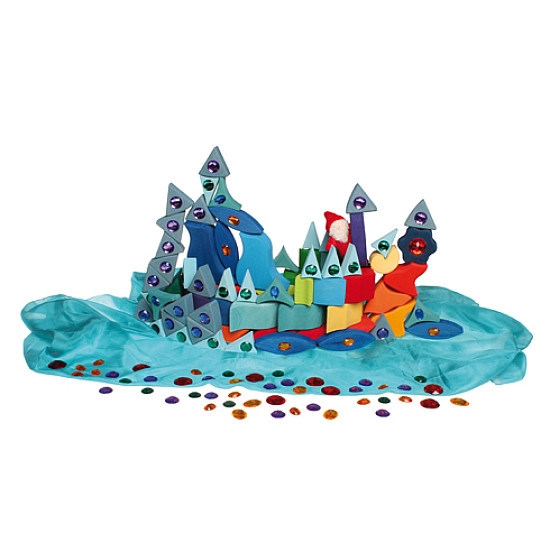 Grimm's 100 kleine glitter stenen