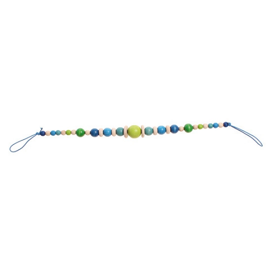 Ketting kinderwagen blauw-groen