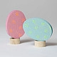 Grimm's Steker Paaseieren Set - Bloemen Duo