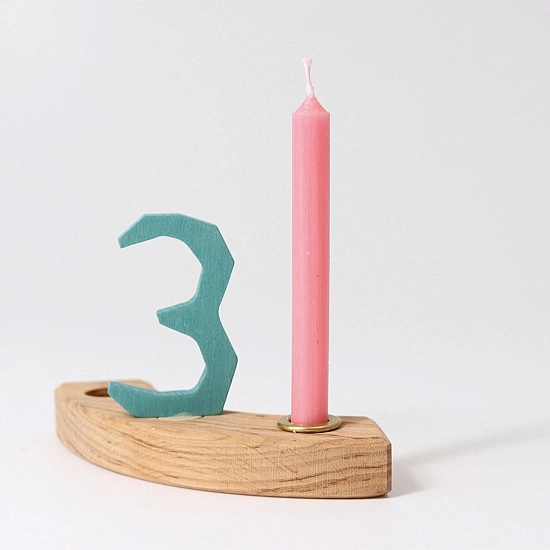 Candle 10% beeswax pink