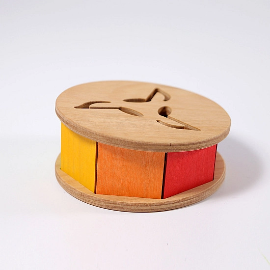 Grimm's Babyroller met bal regenboog kleuren