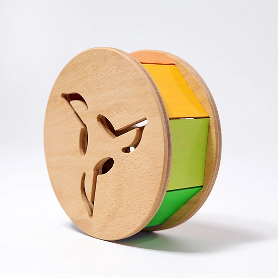 Grimm's Babyroller met bal regenboog kleuren