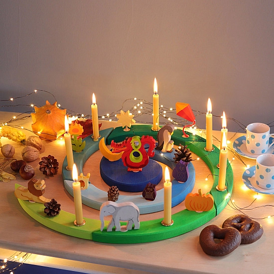 Grimm's Spiraal 24 blauw groen