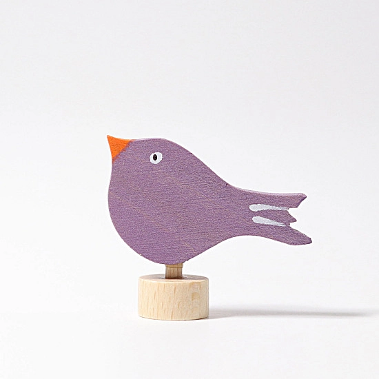 Grimm's Steker vogel paars
