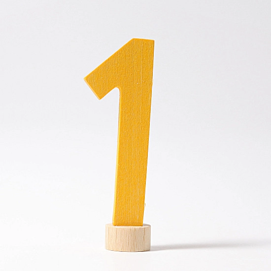 Grimm's Steker getal cijfer 1 strak