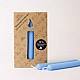 Grimm's Kaars 10% bijenwas blauw 