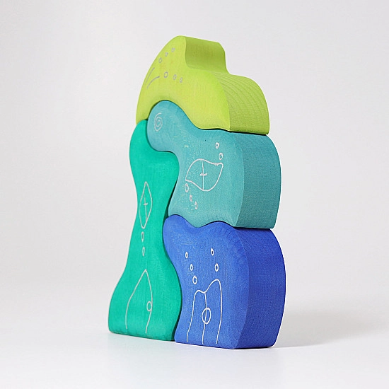 Grimm's Huis water blauw groen