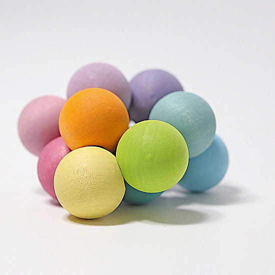 Grimm's Grijpkralen regenboog pastel
