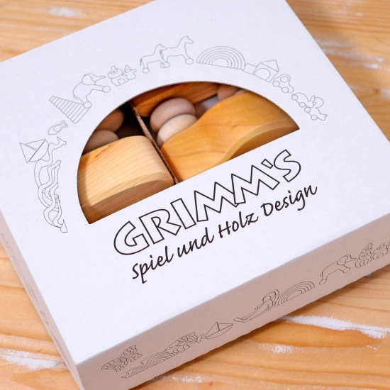 Cars natural - 6 pcs