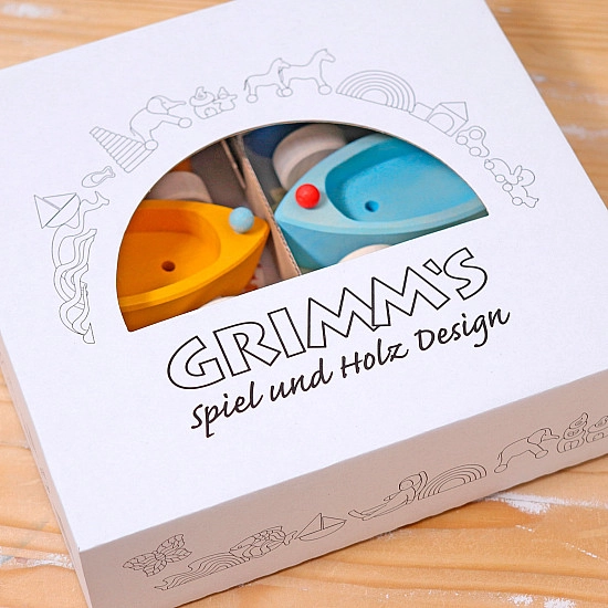 Grimm's Zeilbootjes klein 4 stuks