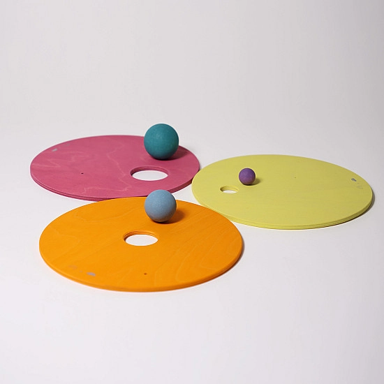 GRIMM’S x Stapelstein Rolling Discs Warm Pastel