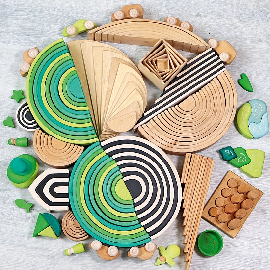 Grimm's regenboog groot weidegroen 