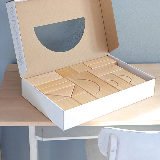 Grimm's Blokken groot naturel