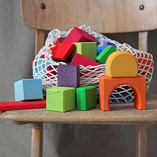 Grimm's Blokken geometrisch gekleurd 60