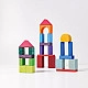Grimm's Blokken geometrisch gekleurd 30 stuks